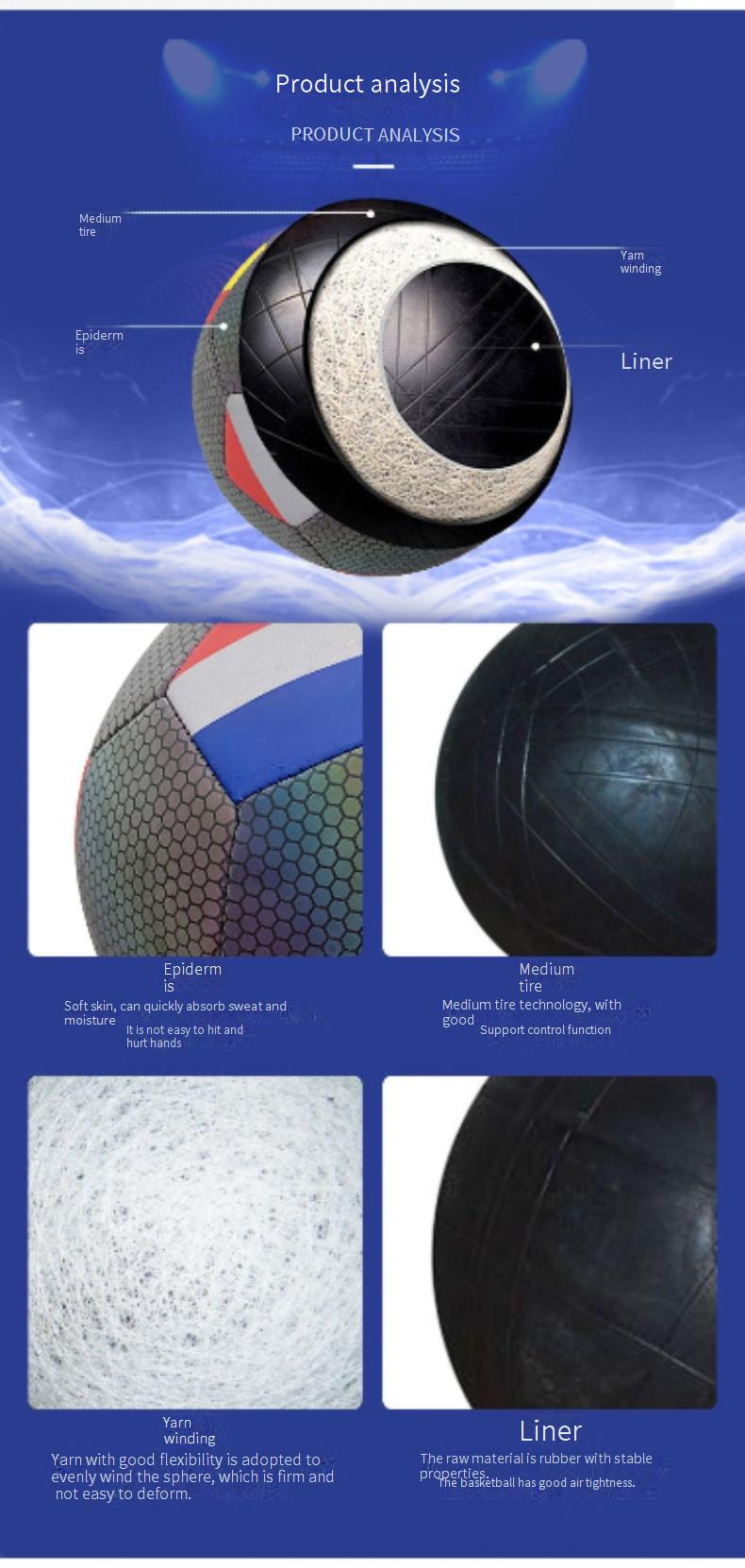 Professionelles genähtes Fußball-Set – Größe 5, reflektierend und im Dunkeln leuchtend für das Schultraining + Größe 4, Spielfußball_voghion.com