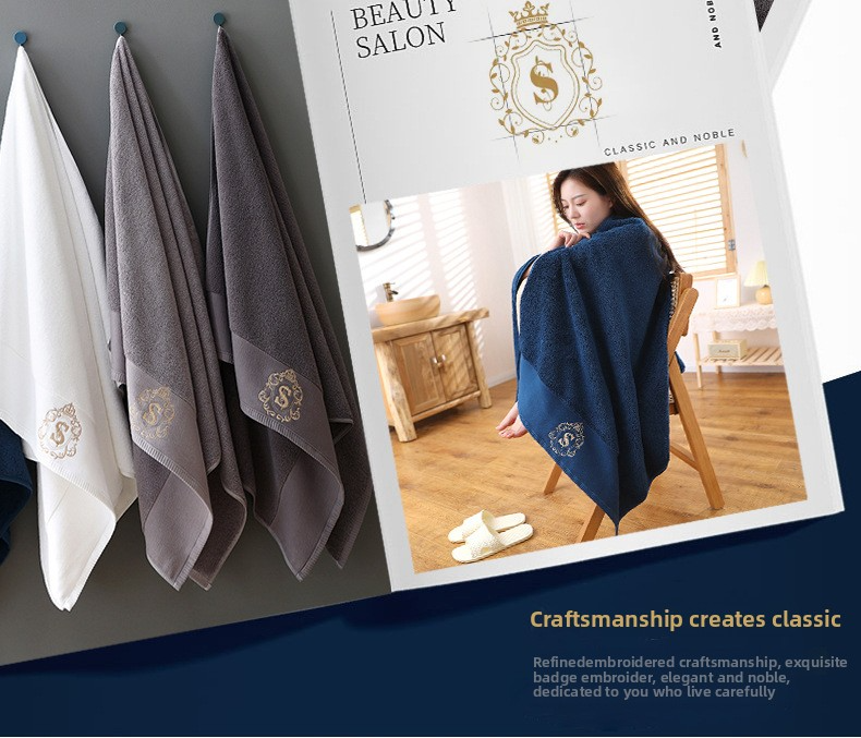 Luxuriöses Hotel-Badetuch aus Baumwolle – 80 x 150 cm, extragroß und dick, super saugfähig und ultraweich (100 % gekämmte Baumwolle für Erwachsene)_voghion.com