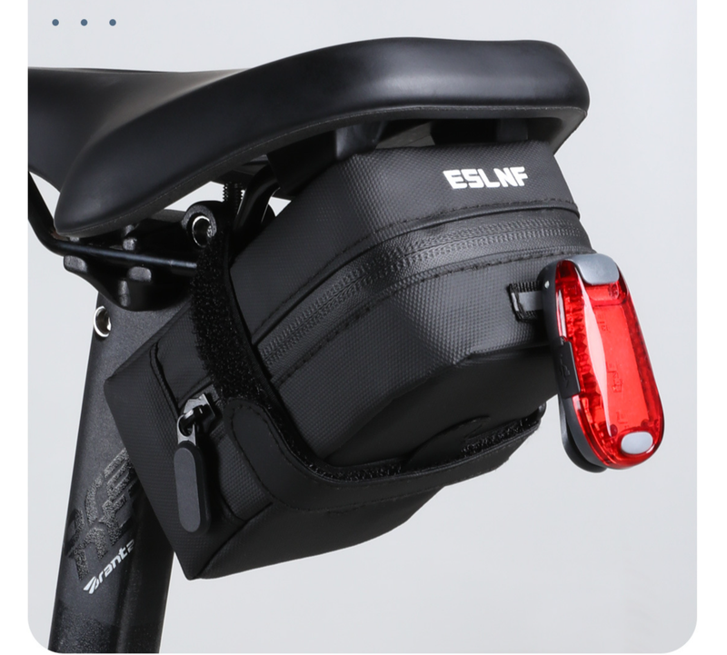 Fahrrad-Hecktasche, Mountainbike-Satteltasche, wasserdicht, kann Rücklicht aufhängen, Rennrad-Kissentasche, Fahrradausrüstung_voghion.com
