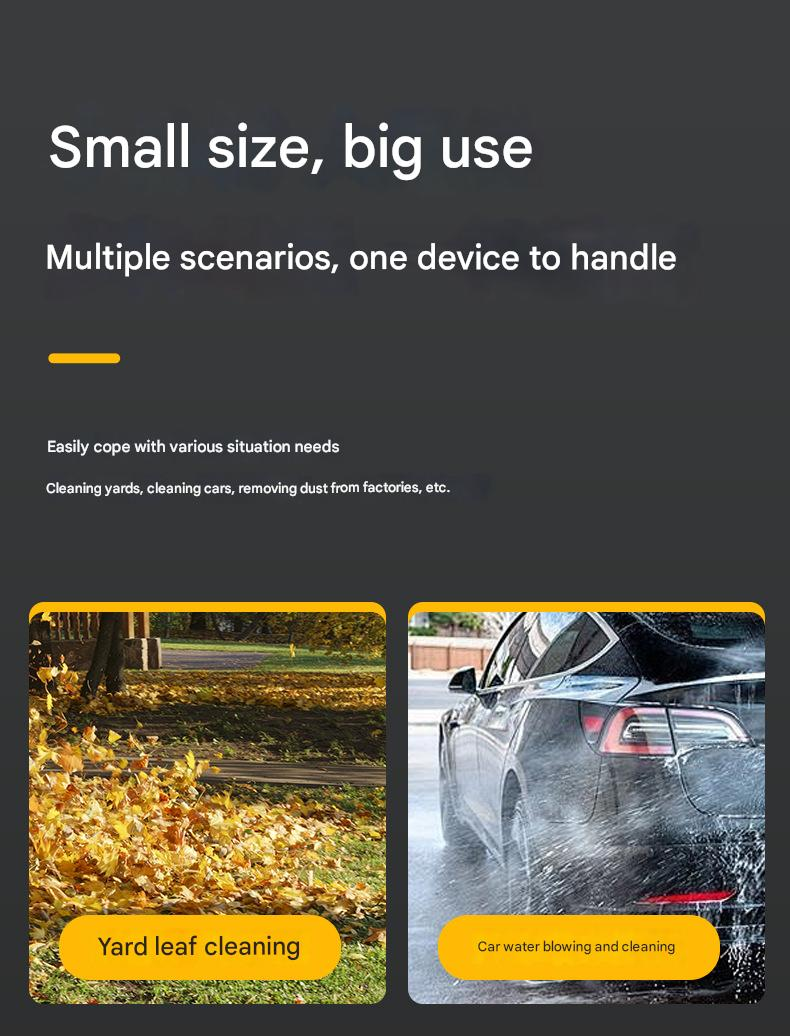 DaVKing Lithium Battery High Power Storm Machine Dust Removal Car Washing Water Blowing Portable Household Violent Turbo Fan Machine_voghion.com