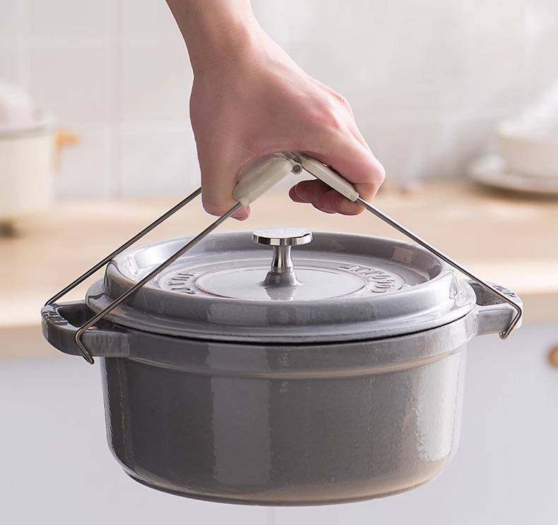 Silikon-Schüsselclip-Set, rutschfest und verbrühungshemmend, dreiteilig, Dampfgarer, Dampfbügelclip, Küchentablett, Schüsselclip_voghion.com