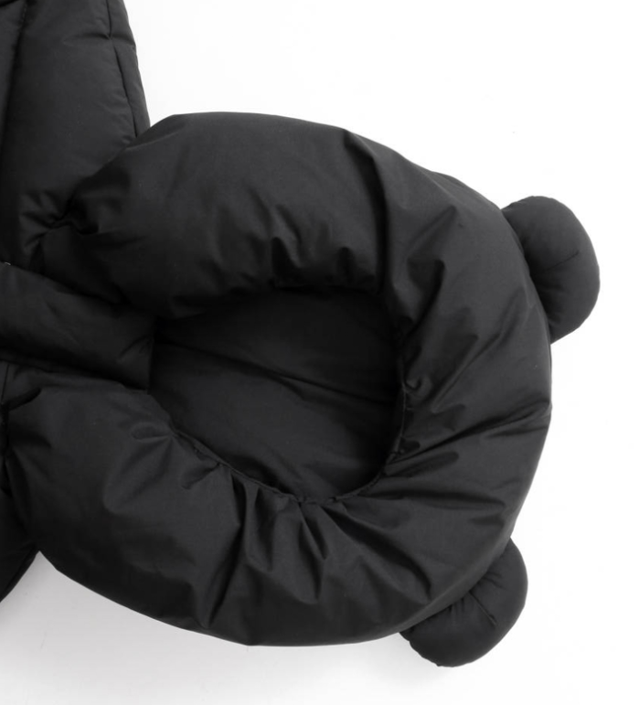 Abrigo largo acolchado con mapa 3D de China para niños: parka de invierno gruesa con parches bordados, ropa térmica para niños y niñas._voghion.com
