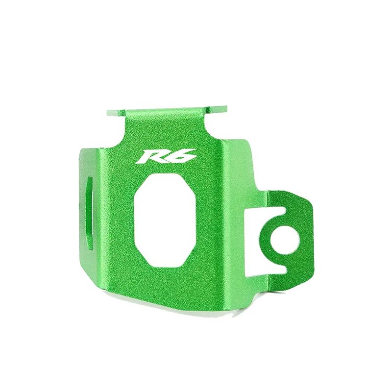PARA YZF R6 YZFR6 YZF-R6 Accesorios de motocicleta Cubierta protectora de depósito de líquido de freno trasero de aluminio CNC_voghion.com