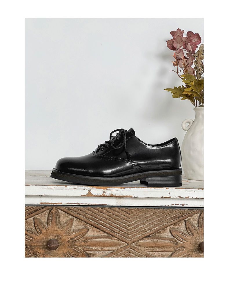 ShoeVault, scarpe casual in pelle stile britannico, con punta quadrata, foderate in pile invernale, per uomo e donna, con rialzo in altezza_voghion.com