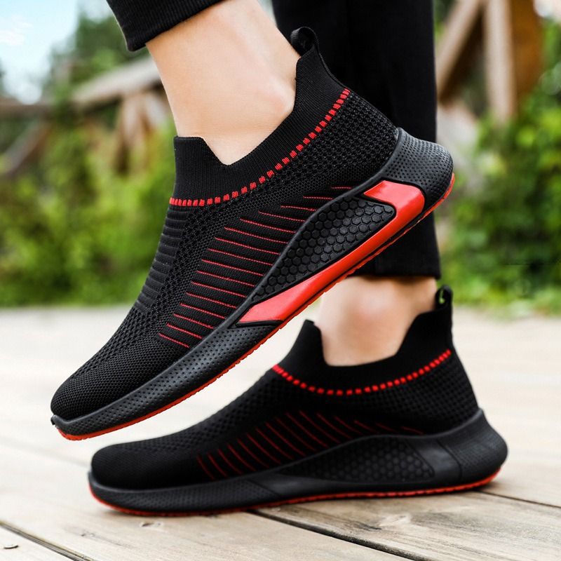 Pantofi sport pentru bărbați de calitate imbatabilă, primăvara 2025, respirabili, casual, cu gură ascuțită, cu un singur picior, pantofi pentru bărbați_voghion.com