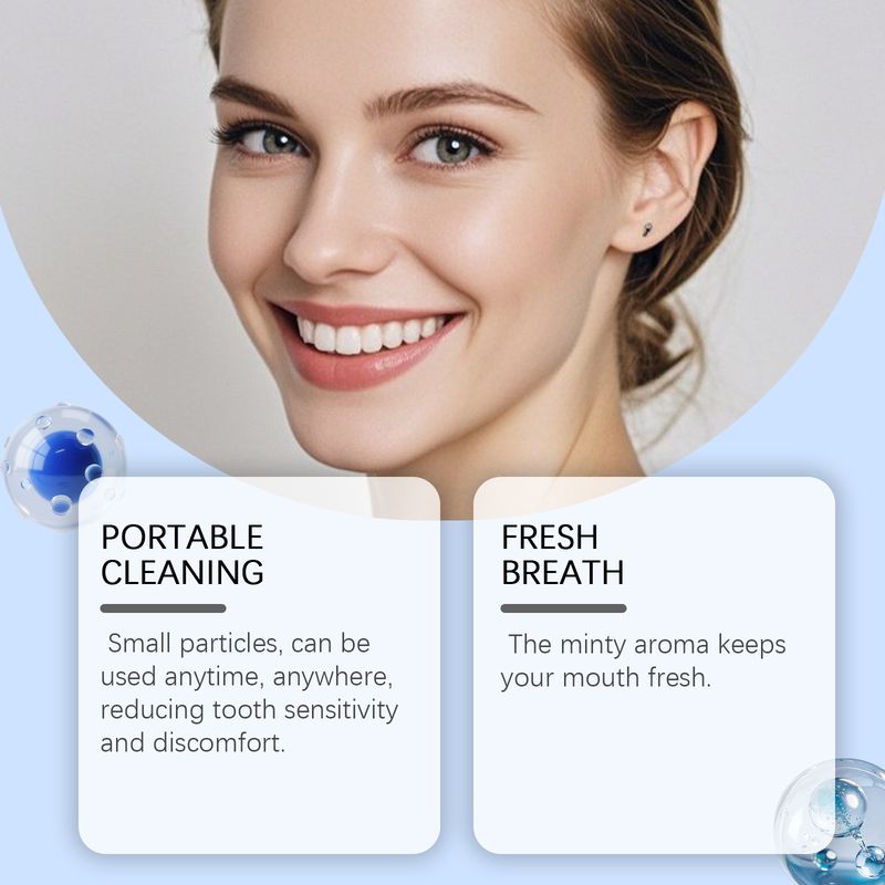 Feimuko Breath Clean Teeth Long-lasting Fragrance Portable Travel Fresh Mouthwash Tablets_voghion.com
