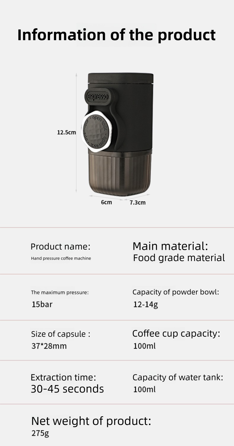 Portable Machine Italian Capsule Powder Coffee Maker_voghion.com
