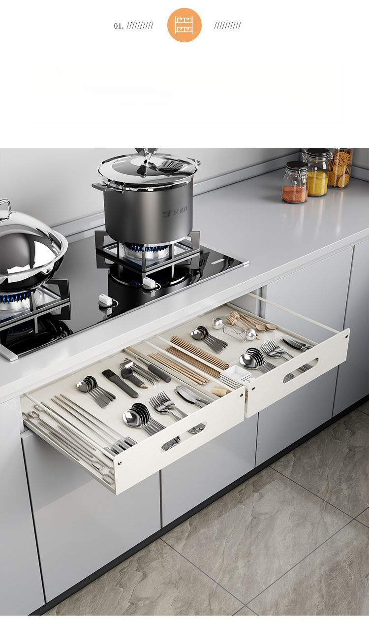 Cesta para ollas de cocina de estilo chino, armario multifuncional extraíble, organizador portátil de almacenamiento impermeable, no_voghion.com