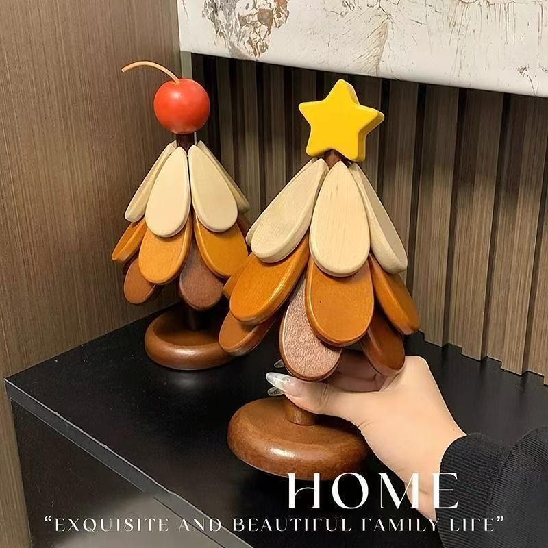 Un ornamento creativo per la casa resistente al calore, una tazza da tè di alta qualità, un albero di Natale, un tappetino isolante termico, un tavolo antiscottatura_voghion.com