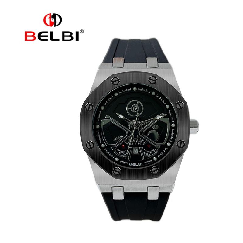 Orologio da uomo in stile Patek tridimensionale cavo del marchio BELBI_voghion.com