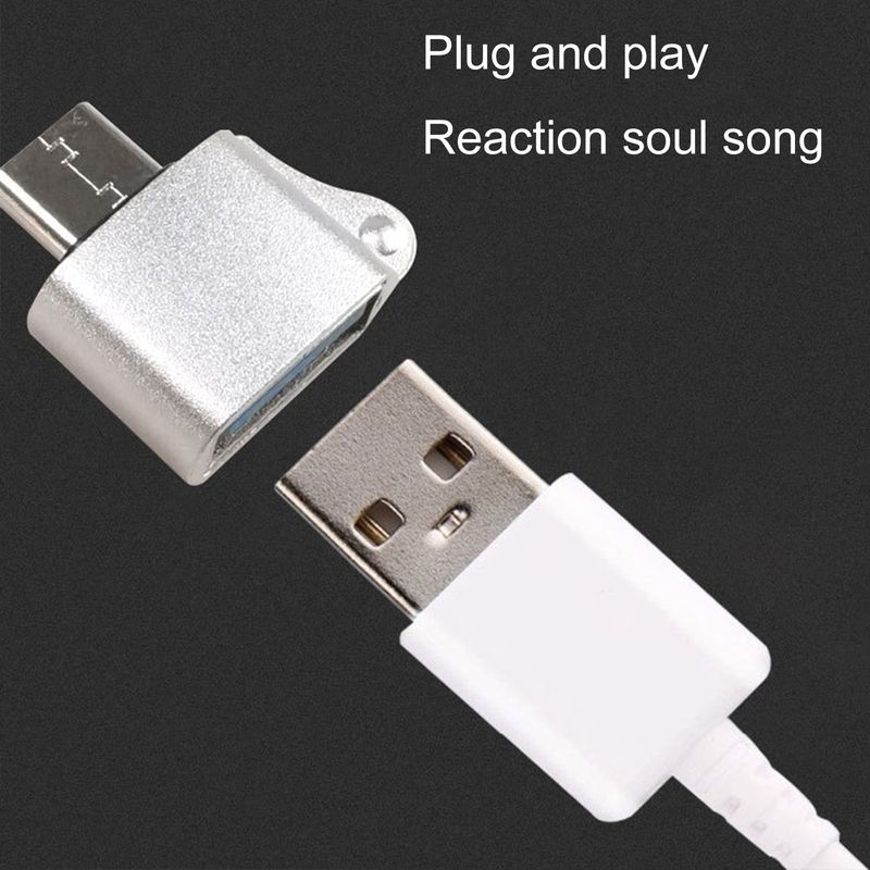 Xinweiqing Charger Adapter Opladen Datatransmissie Mini Type-c naar USB Female Converter voor mobiele telefoon_voghion.com