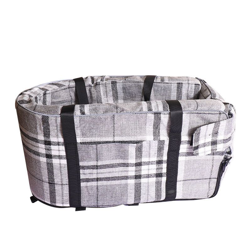 Almofada para assento de animal de estimação portátil de uso duplo para console central de carro_voghion.com