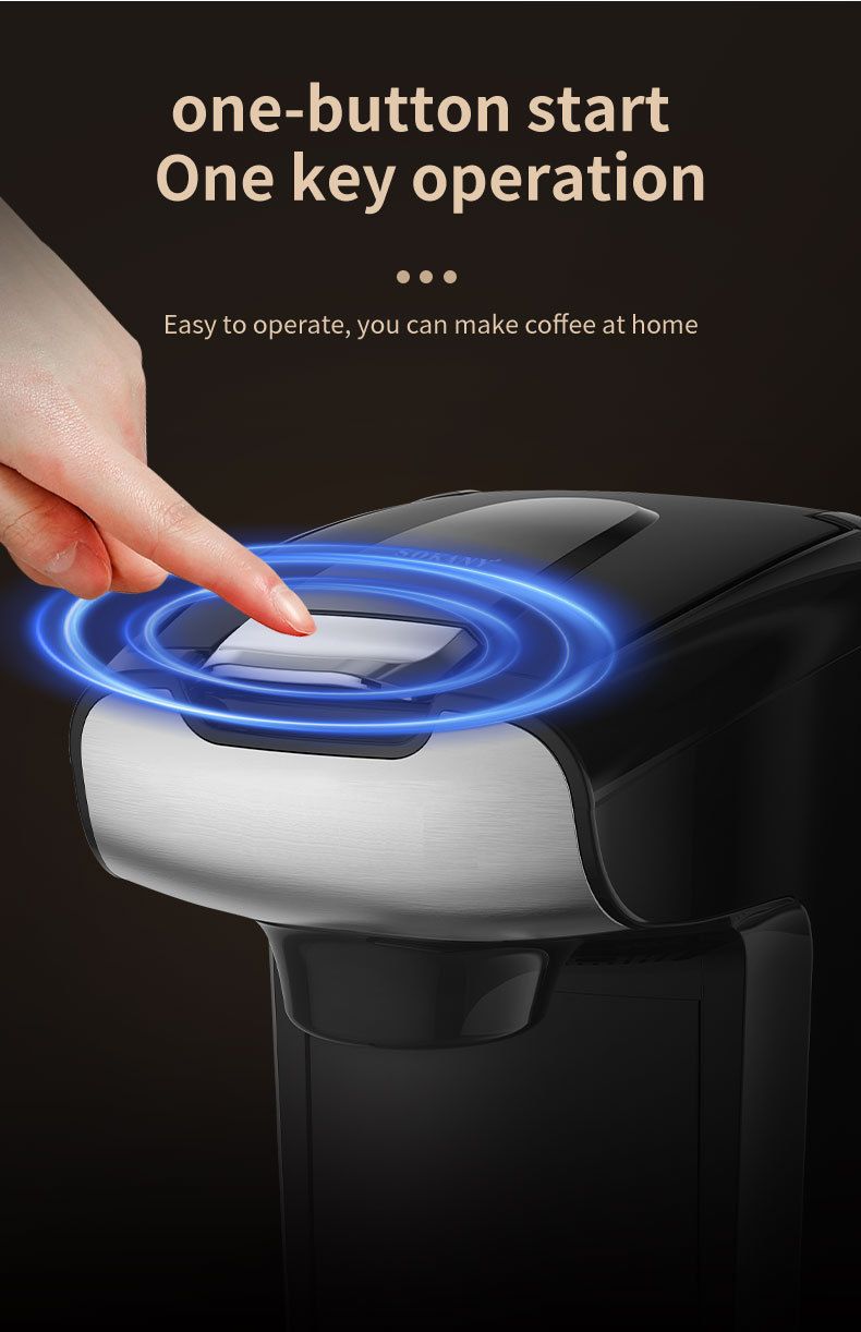 300ML Household Single Cup Capsule Electric Small Machine Espresso Drip Coffee_voghion.com