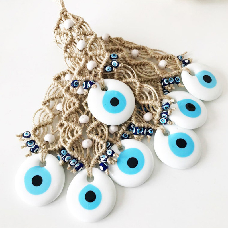 Source Türkiye Blue Eye Devil's Eye Pendant Occidental Style Jewelry Wall Decorative hanging decorations_voghion.com