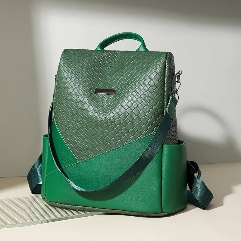 Women Large Capacity Backpack Purses High Quality Leather Female Vintage Bag School Bags Travel Bagpack Ladies_voghion.com