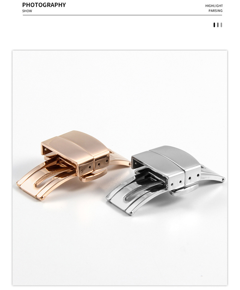 Watch Buckle Applicable To PP Grenade 5067 5068 Watch Buckle 5164 5167 Butterfly Buckle Folding Buckle 18mm_voghion.com