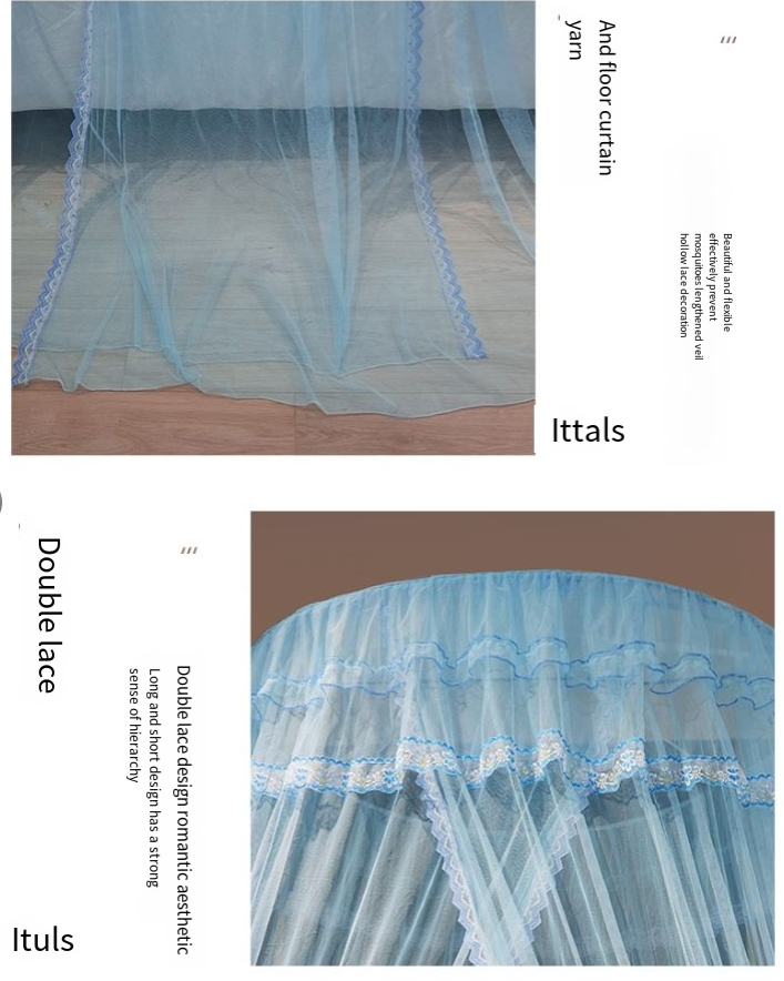 Ceiling Encryption Mosquito Net Princess Nordic Dome Mosquito Net Bed Curtain_voghion.com