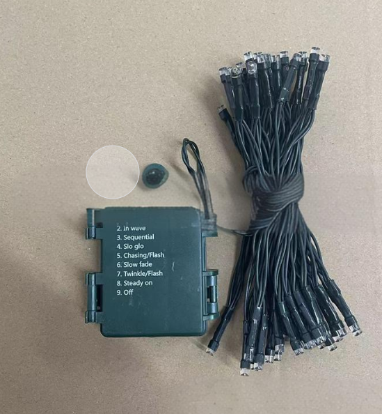 Ghirlanda natalizia da appendere alla porta, 180/270 cm, con palline decorative e luci LED bianche calde, ghirlanda di pino artificiale per decorazioni natalizie._voghion.com