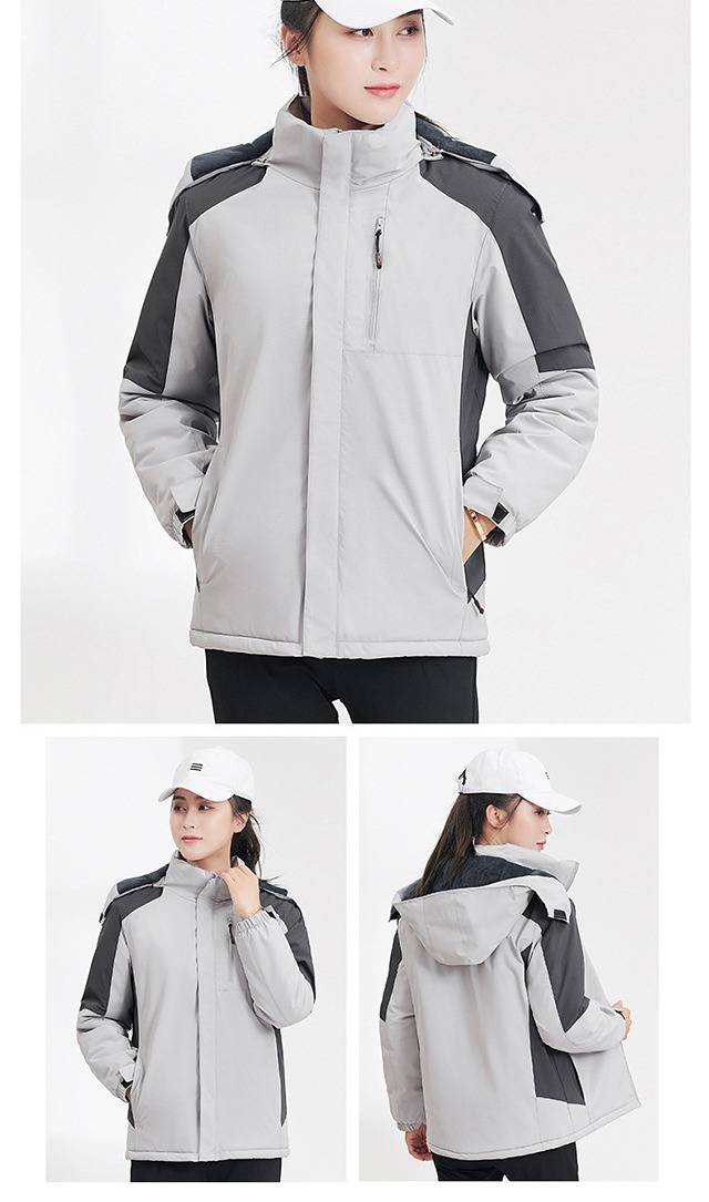 Giacca invernale unisex antitempesta - Cappotto da coppia impermeabile con fodera in pile per condizioni meteorologiche estreme (M-5XL, 6 colori, rivestimento in PU per escursionismo e caccia)_voghion.com