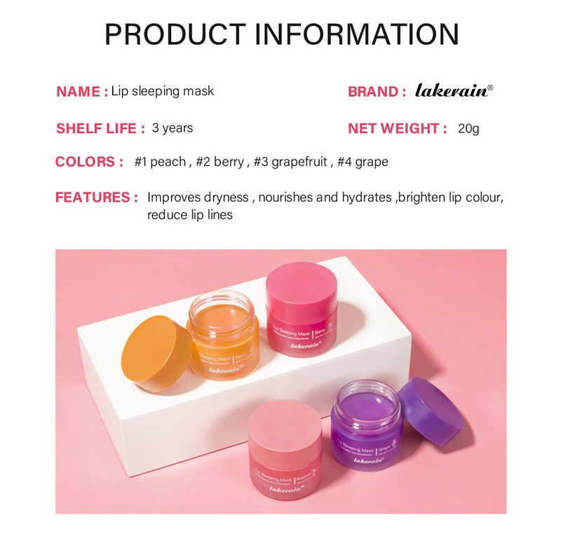 Lip Balm Lakerain Lip Sleeping Mask_voghion.com