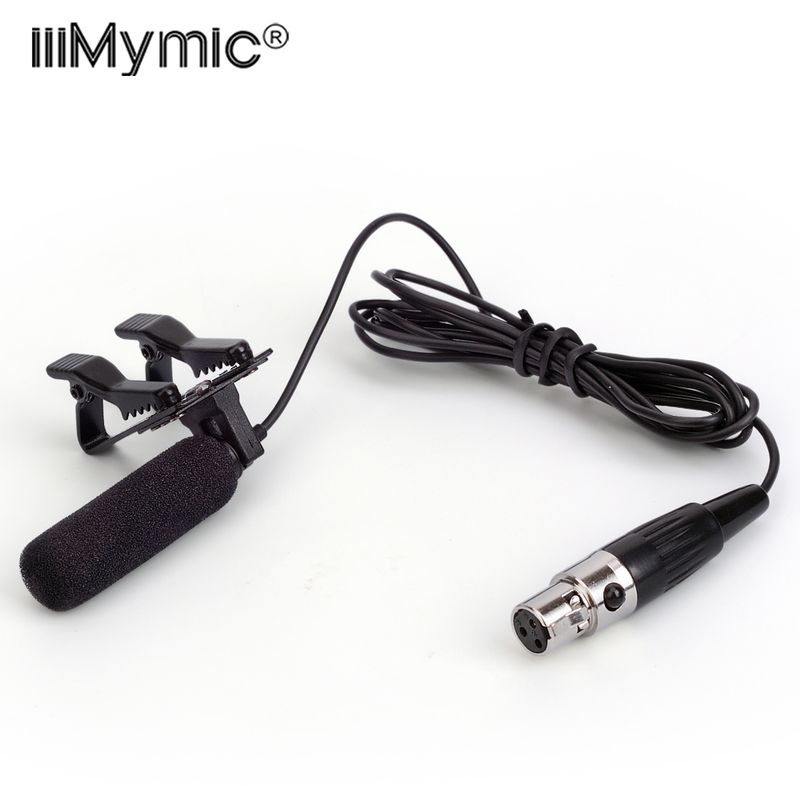 Long range Sound-absorbing Professional 3Pin Lavalier Lapel Condenser Microphone for AKG Wireless Transmitter 3 Pin XLR_voghion.com