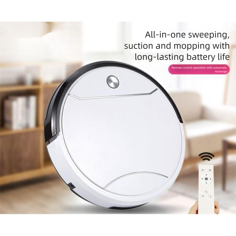 Vemeijieshi Recharge Smart Home Staubsauger und Mopp Integrierter, geräuschloser, vollautomatischer Bodenreinigungsroboter_voghion.com