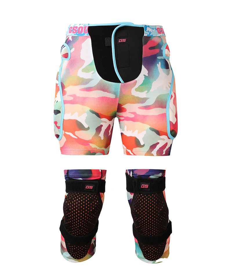 Ski- und Snowboard-Schutzausrüstungsset – Hüft- und Knieschoner für Erwachsene (S/M, L/XL, 3 Farben)_voghion.com