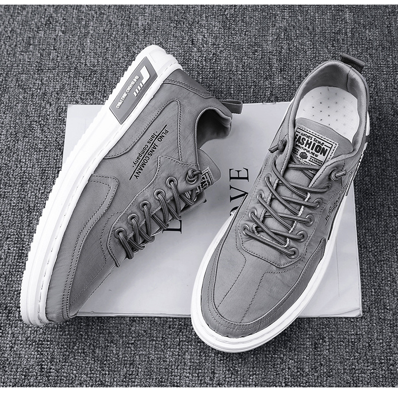 2024 Spring New Breathable Canvas Trendy Versatile Casual Sports Anti slip and Wear resistant Men's Board Shoes_voghion.com