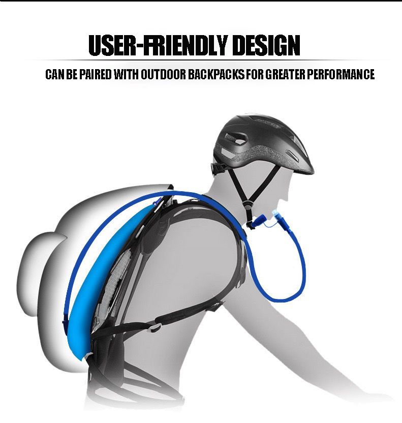 2L/3L kültéri kemping összecsukható ivópipa vízzsák szivárgásmentes kültéri szerszám kiegészítők vízzsák túrázáshoz_voghion.com