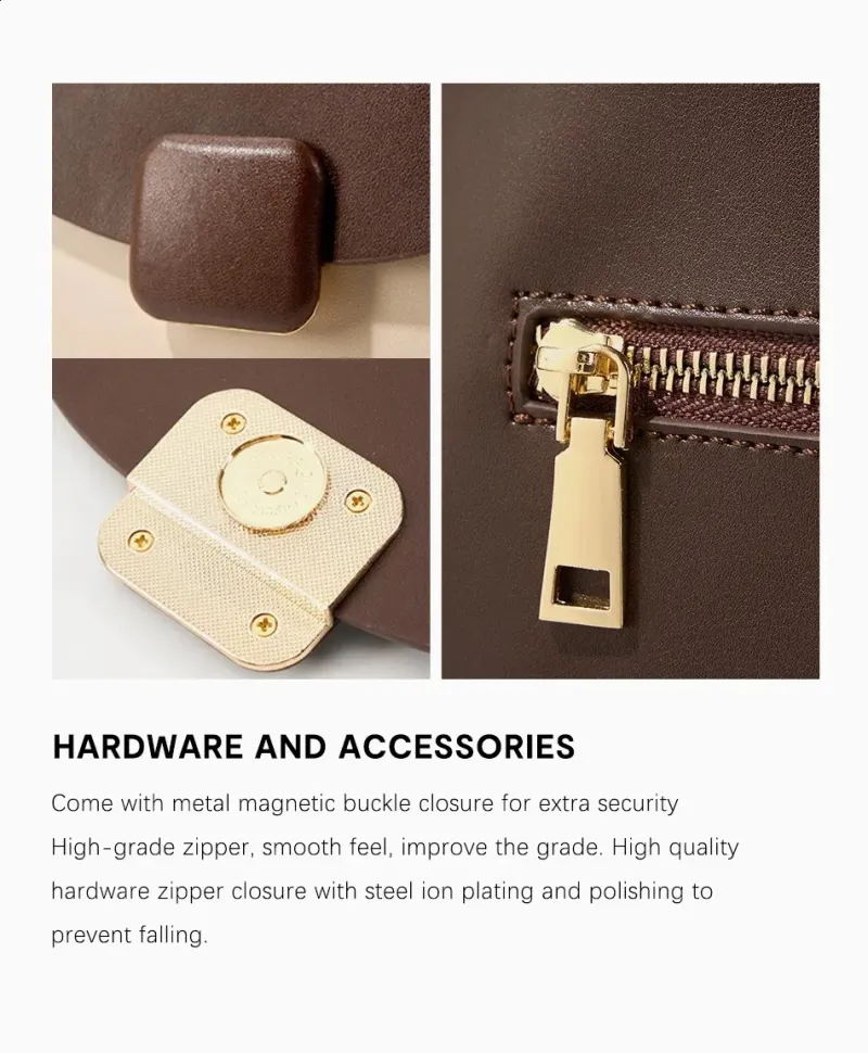 Zency Womens Small Backpack Split Leather Preppy Style Girls Stylish Schoolbag Multipocket Travel Satchel Campus_voghion.com