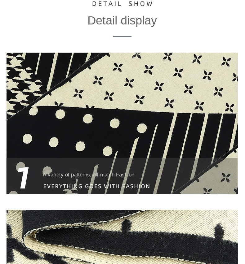 Let luksus Trendy Høj sans for kvindelig Klassisk Thousand Bird Check Anti-kold Varmt efterår og vinter nyt Spinning cashmere sjal dobbeltbrugstørklæde_voghion.com