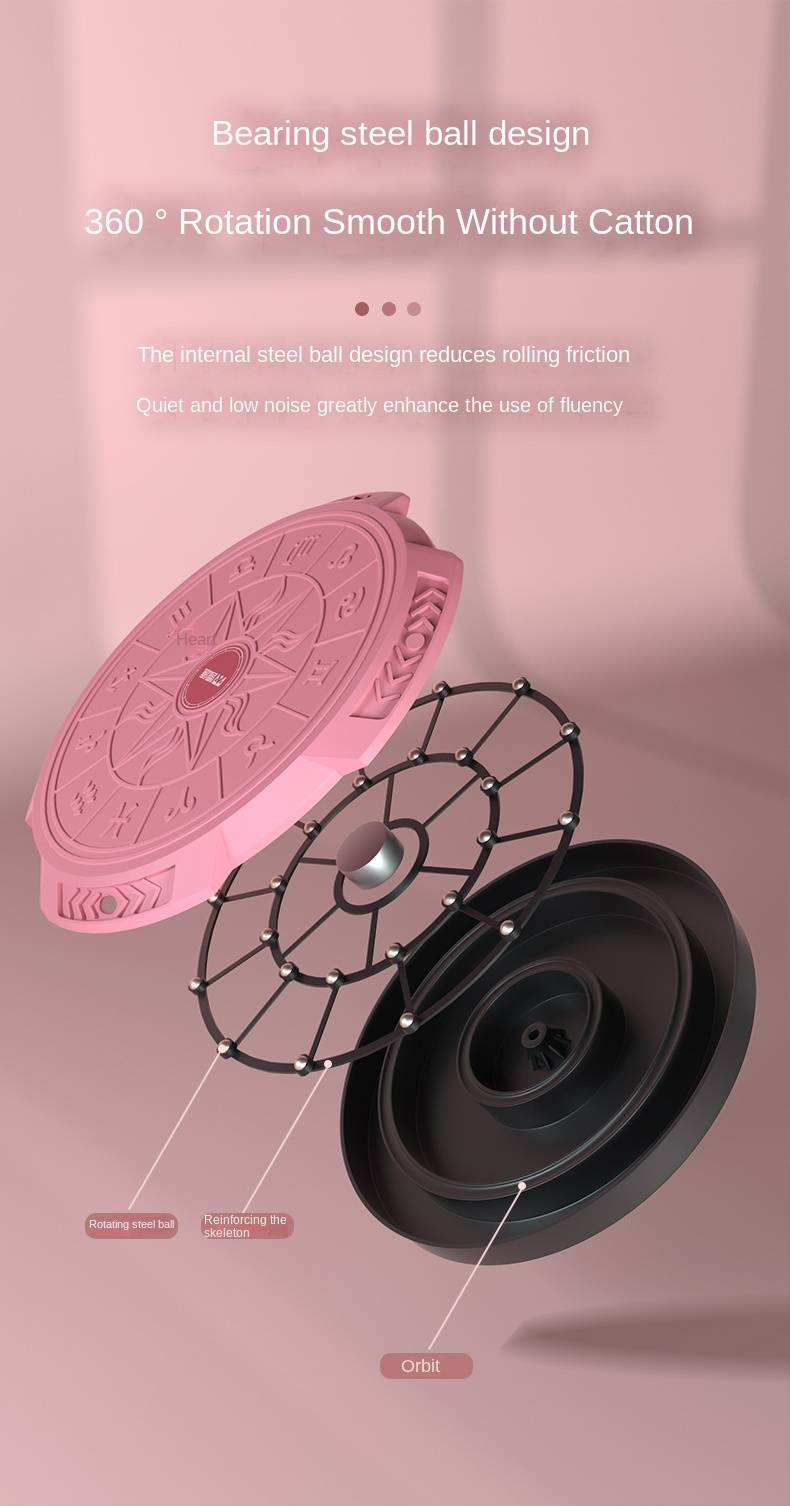 Attrezzo per il fitness Kaisu Constellation Waist Twister per uso domestico; KA65 color macaron_voghion.com
