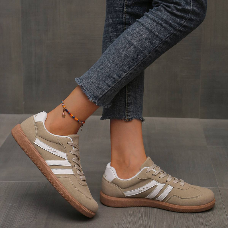 Damesschoenen Lente Nieuwe Veterschoenen Wedgesleekte Dikke Bodem Ronde Neus Instappers Lichtgewicht En Comfortabele Casual Schoenen Voor Dames_voghion.com
