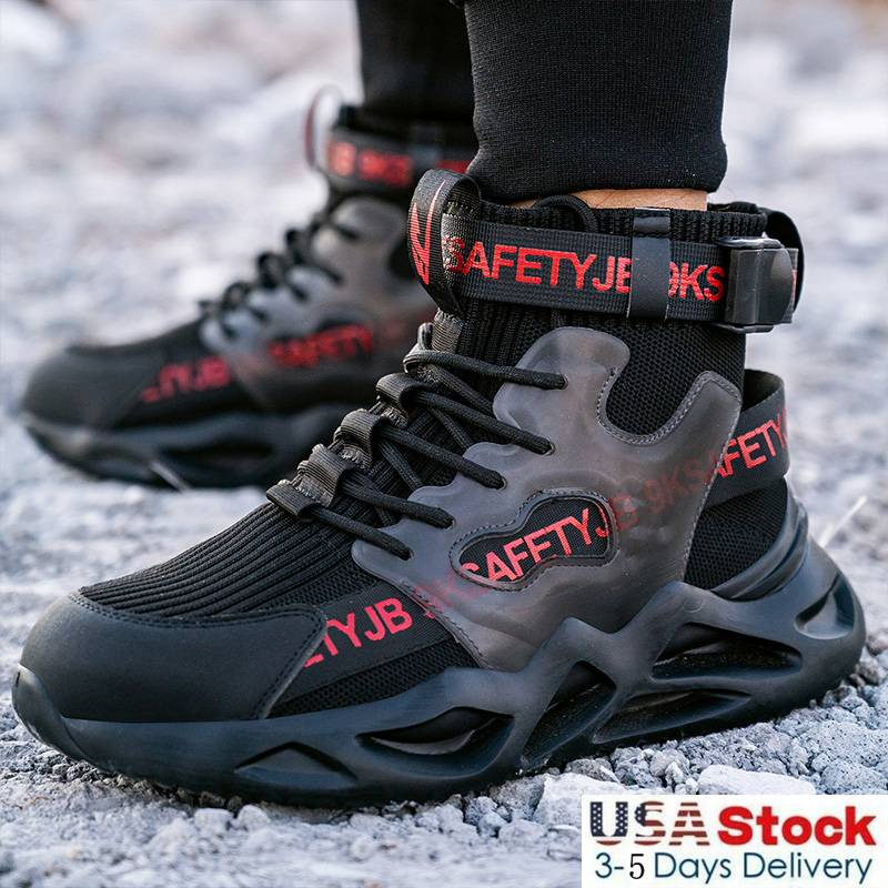 Men Work Safety Shoes Anti-puncture Working Sneakers Male Indestructible Work Shoes Men Boots Lightweight Men Shoes Safety Boots_voghion.com