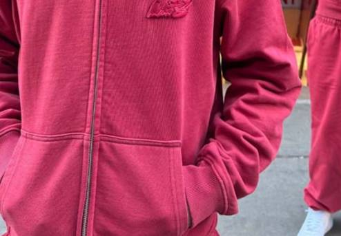 Unisex-Trainingsanzug-Set mit Kapuze und Stickerei im Used-Look – Reißverschluss- und Pullover-Optionen (6 Farben, S-XL) | Streetwear-Paar-Outfits_voghion.com