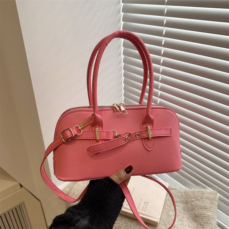 Minimalistische Nischen-Handtasche für Pendler für Damen 2025 Neue Mode Retro-Unterarmtasche Einfache Umhängetasche mit großer Kapazität_voghion.com