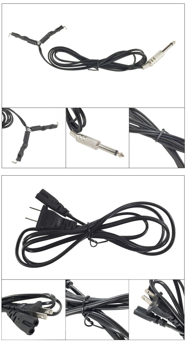 Doppelgeschoss-Maschinenset, komplettes Set an Startausrüstung, selbstlernende Maschine, Tätowierausrüstung_voghion.com