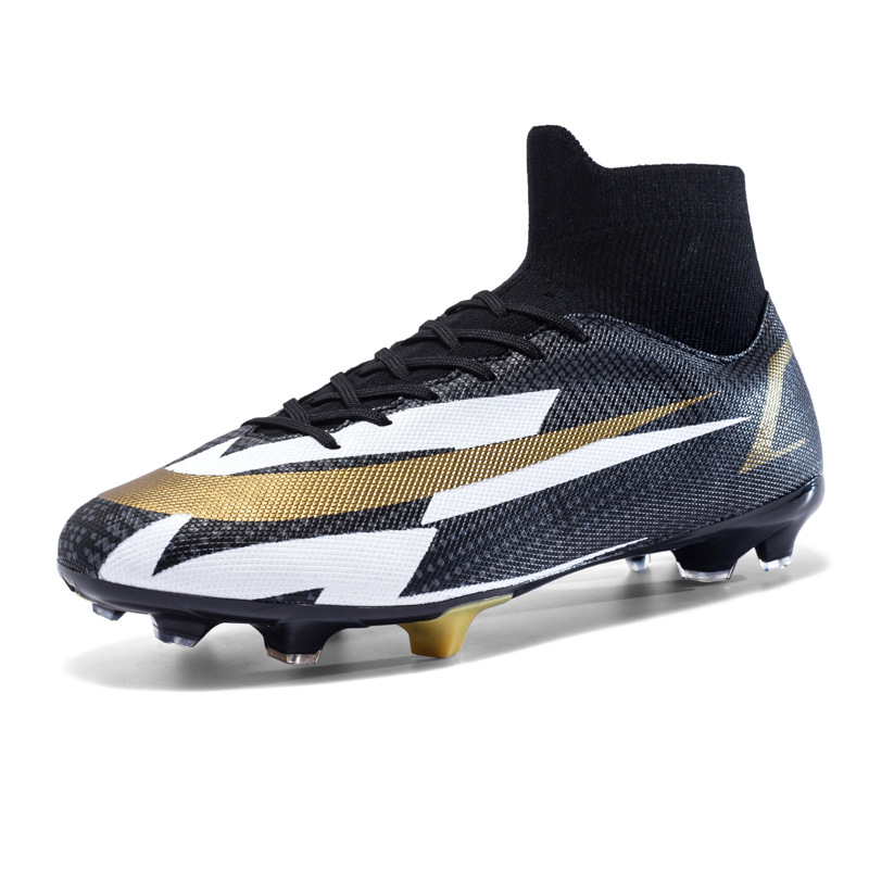 Scarpe da calcio da uomo e da donna Calzino da tessitura volante Bocca Unghie lunghe Unghie rotte Fondo piatto Scarpe da allenamento FG Youth AG_voghion.com