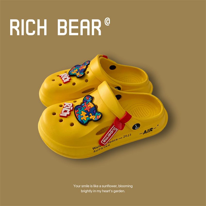 Kinder-Lochschuhe, Jungen 2025 Neue Sommer-Mädchen-Sandalen, Eva-Weichsohlen, rutschfeste Baby-Hausschuhe Für Den Außenbereich_voghion.com