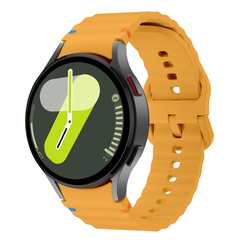 Nieuwe stijl voor Samsung Watch7 Officiële Same Wave Stitching Siliconen Band Galaxy Watch6/5/4_voghion.com