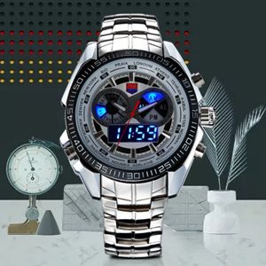 Men's Watches Men's Sports Double-display Electronic Watch Alarm Clock Luminous Shi Ying Waterproof Watch_voghion.com