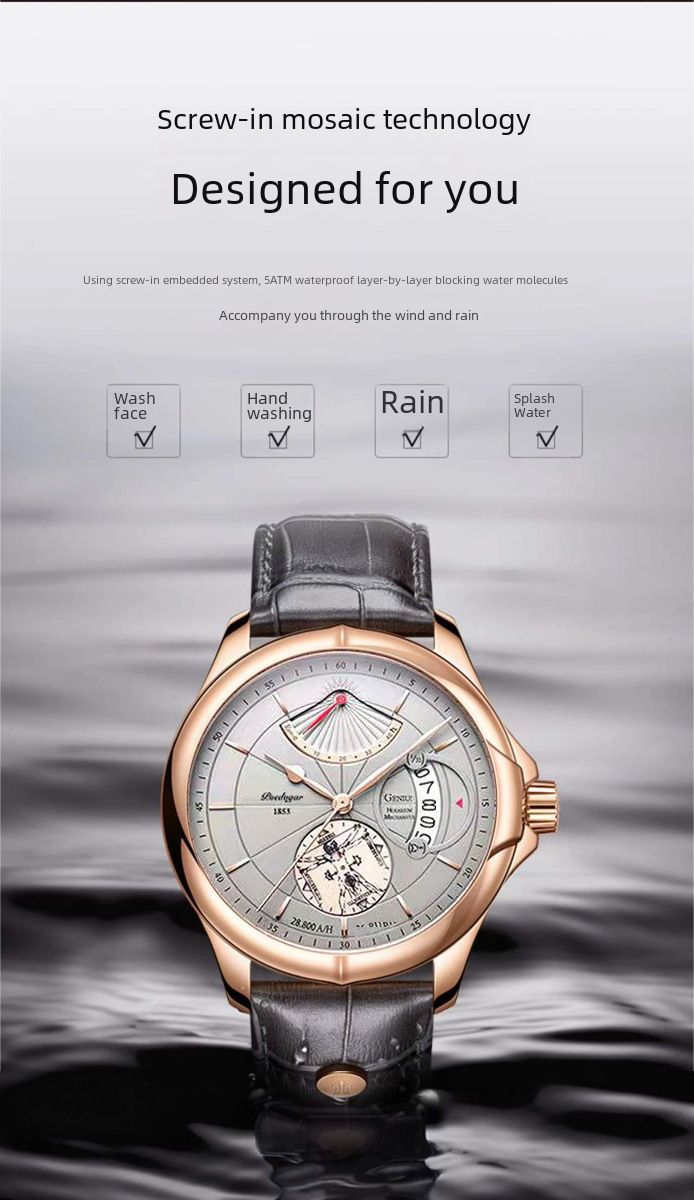 Men's Watch Waterproof Calendar Casual Business Quartz Men's Watch_voghion.com