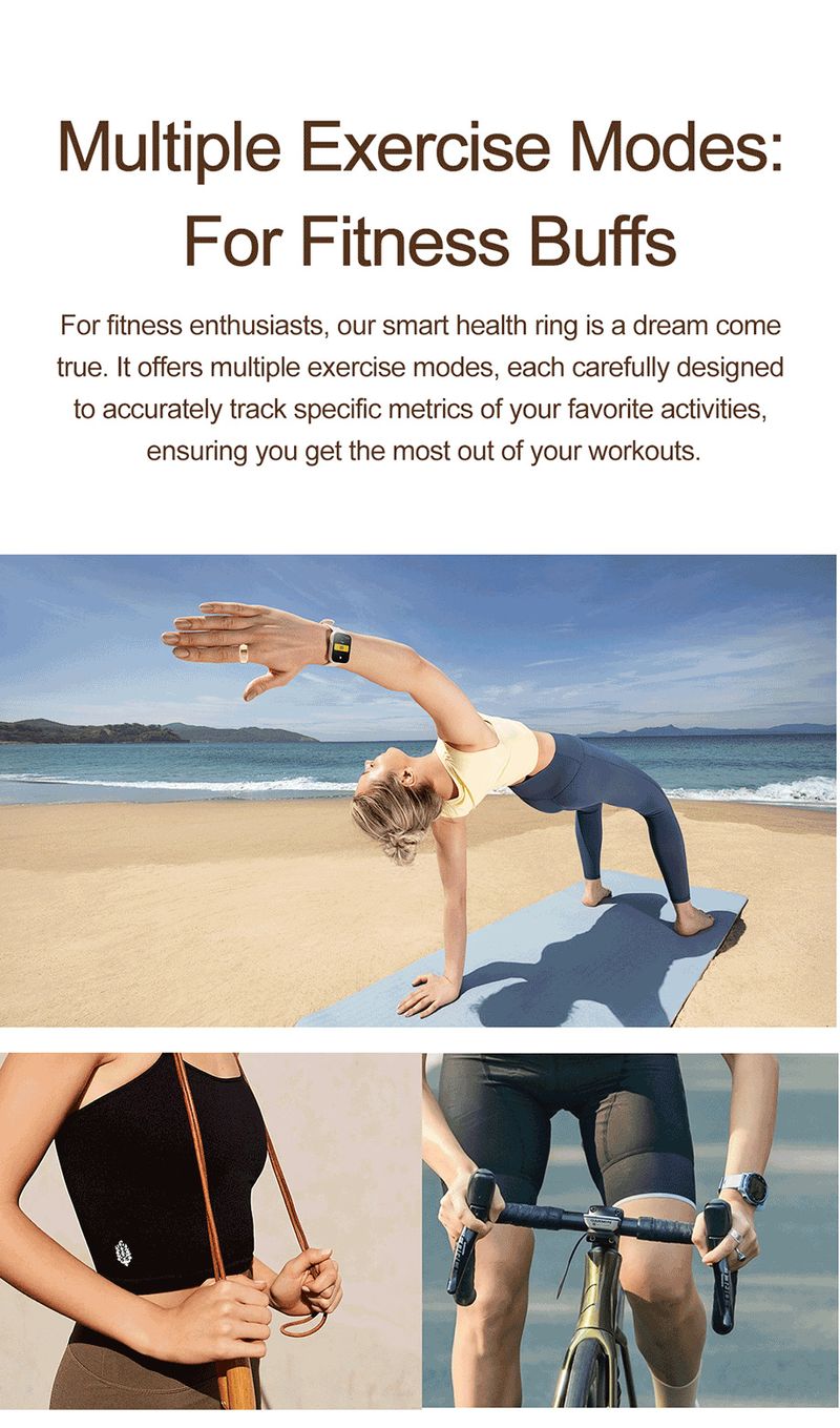 Nuovo anello intelligente HR01 con monitoraggio della frequenza cardiaca, del sonno, dell'ossigeno nel sangue, contapassi, monitor della salute alla moda con diamanti incastonati_voghion.com