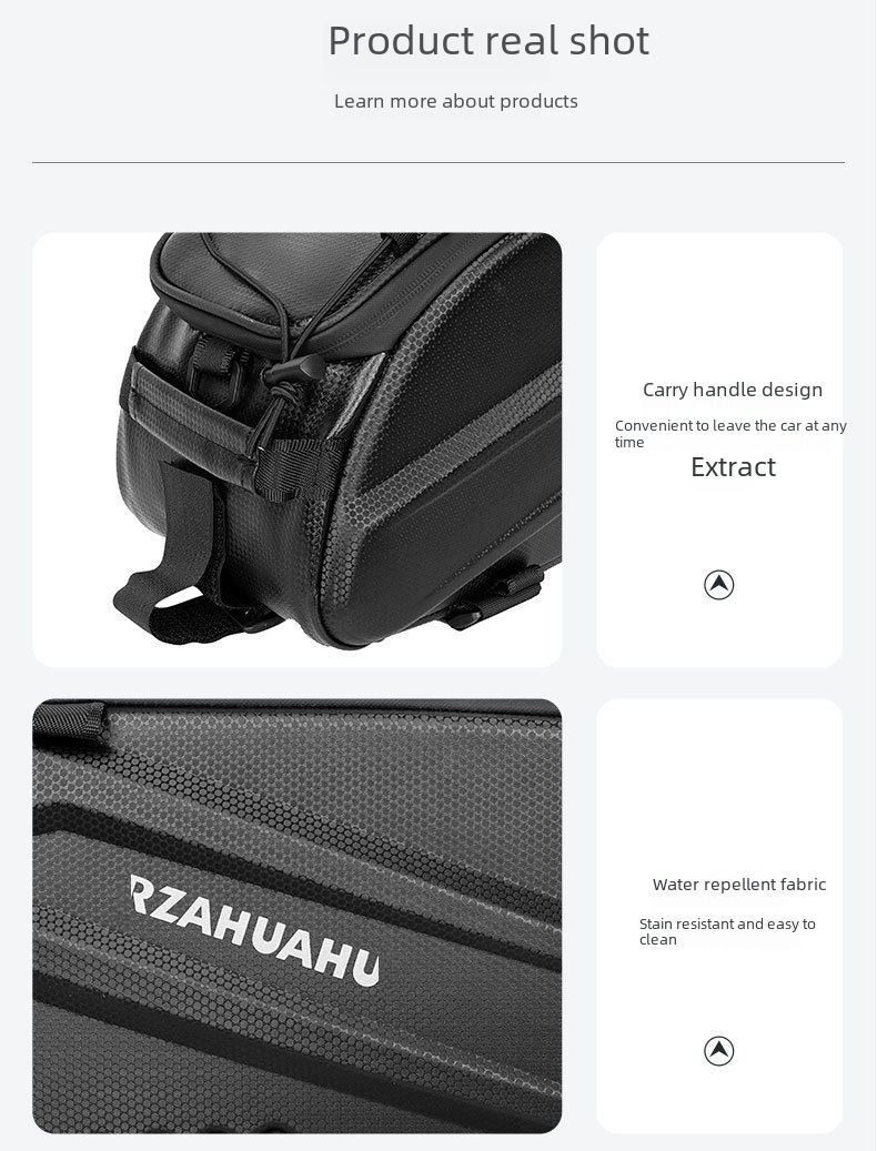 Sac à dos de vélo Sac de siège arrière Sac à dos de vélo de montagne étanche Sac de conduite Sac de porte-bagages Accessoires de vélo Équipement_voghion.com