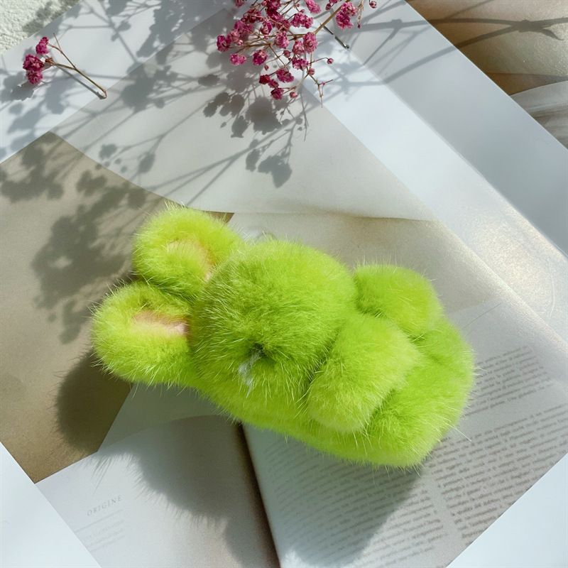 Neu Nerz Pelz Kaninchen Tote Kaninchen Anhänger Lange Ohr Jade Kaninchen Keychain Zubehör Anhänger Ewige Blume Zubehör Tasche Hängen_voghion.com