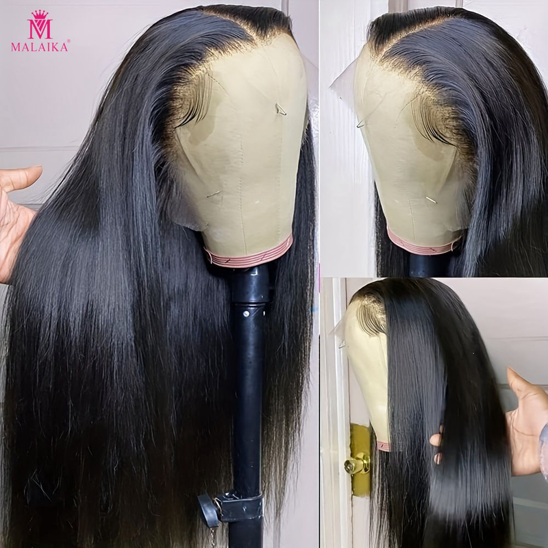 Peluca de encaje brasileña recta de la peluca del frente del cordón de las pelucas del cabello humano 13x4 para las mujeres_voghion.com
