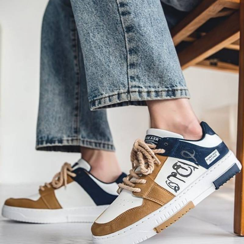 Herenschoenen Herfst 2024 nieuwe studententrend all-match sportmode schoenen zomer niche design casual boardschoenen_voghion.com