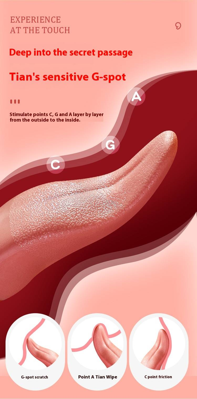 Tongue Vibrator Tongue AV Vibrator Heating Female Adult Sex Toy Simulation Vibrator_voghion.com