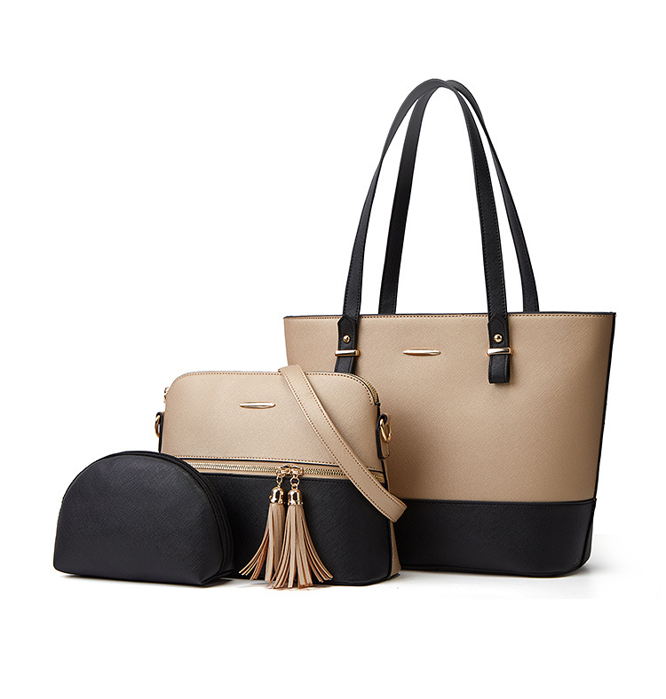 Handbag Set For Women Son And Mother Bag Atmospheric Three-piece One-shoulder Oblique Span Handbag For Women_voghion.com