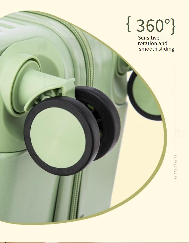 18 tommer frontåbningskuffert til boarding, mænd og kvinder, 20 tommer mini lille adgangskodekuffert_voghion.com